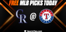 Free MLB Picks Today: Texas Rangers vs Colorado Rockies 5/20/23