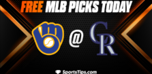 Free MLB Picks Today: Colorado Rockies vs Milwaukee Brewers 5/4/23