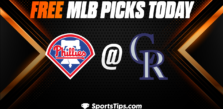 Free MLB Picks Today: Colorado Rockies vs Philadelphia Phillies 5/14/23