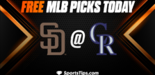 Free MLB Picks Today: Colorado Rockies vs San Diego Padres 6/9/23