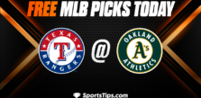 Free MLB Picks Today: Oakland Athletics vs Texas Rangers 5/12/23