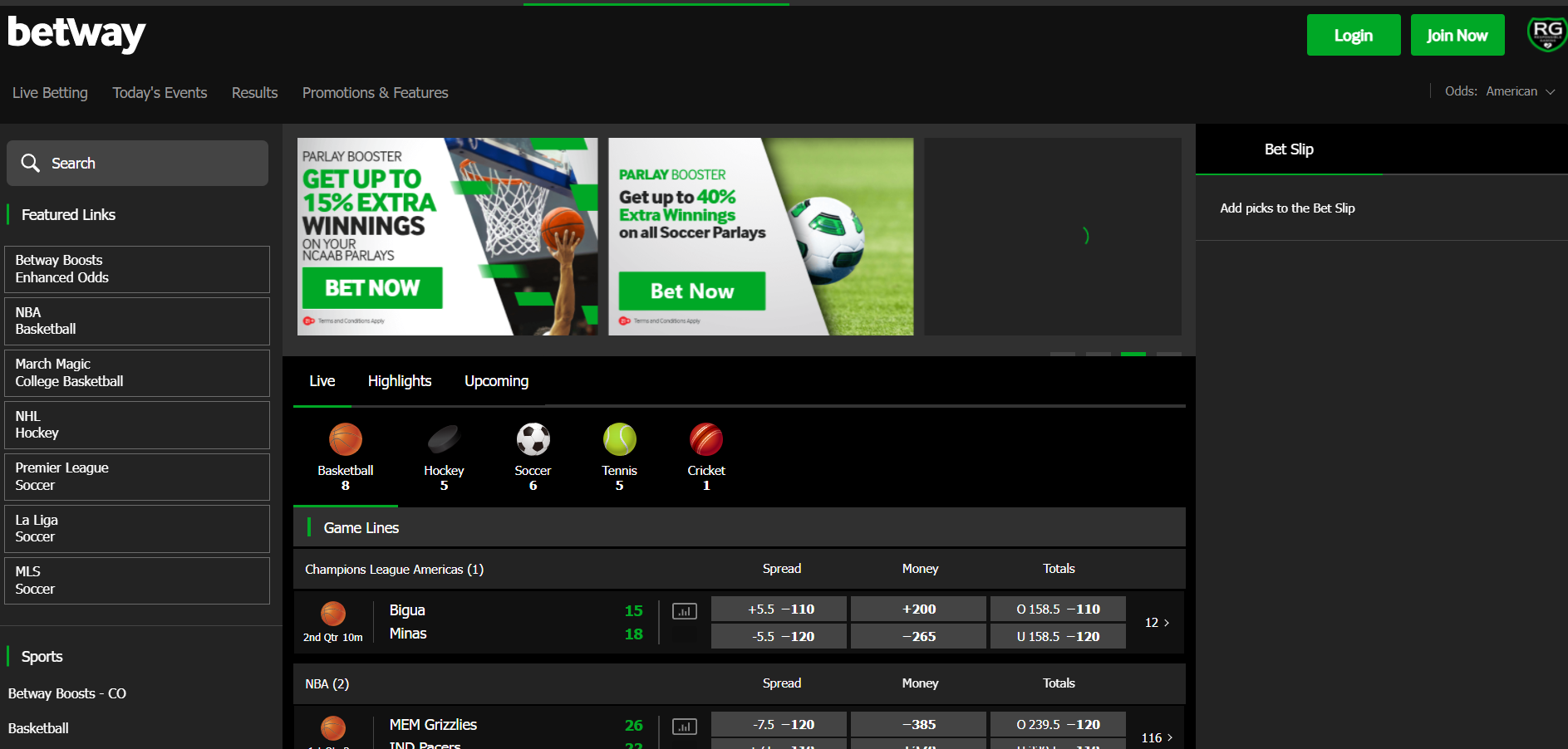 betting with betway
