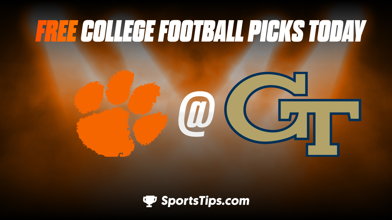 Free College Football Picks Today: Georgia Tech Yellow Jackets vs Clemson Tigers