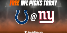 Free NFL Picks Today: New York Giants vs Indianapolis Colts 1/1/23