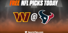 Free NFL Picks Today: Houston Texans vs Washington Commanders 11/20/22