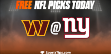 Free NFL Picks Today: New York Giants vs Washington Commanders 12/4/22