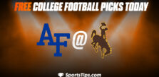Free College Football Picks Today: Wyoming Cowboys vs Air Force Falcons 9/16/22