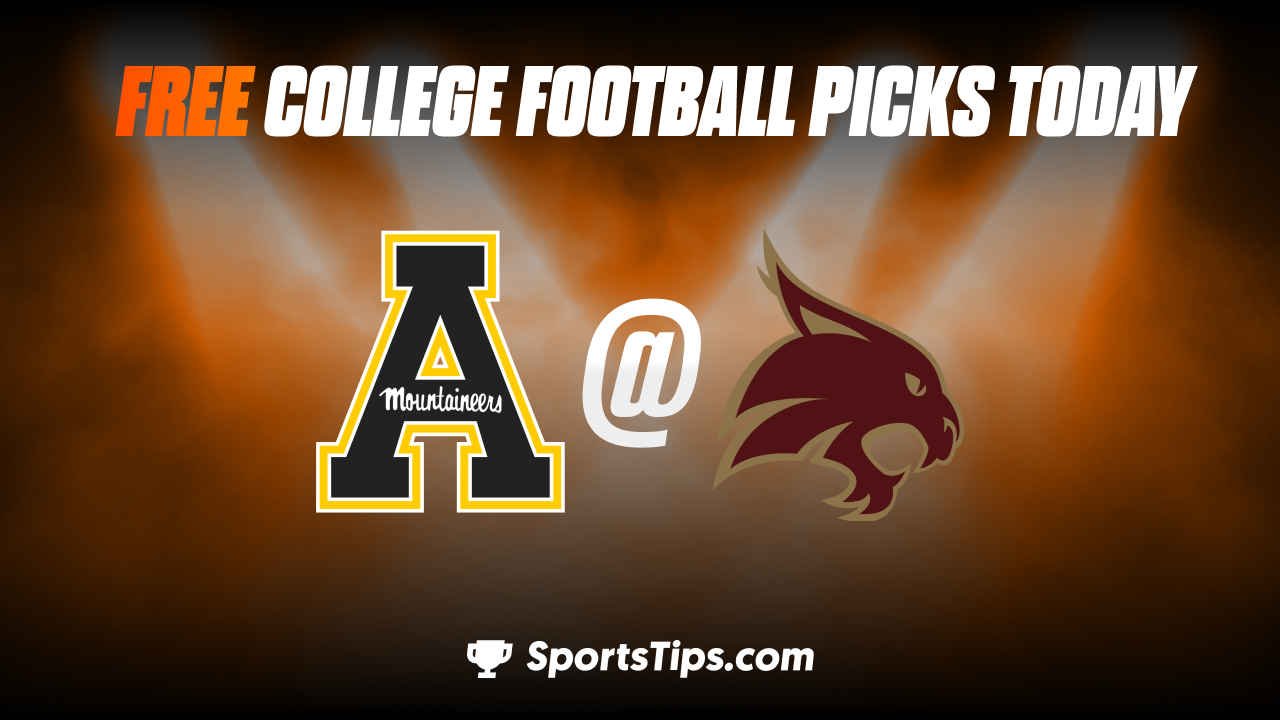 Free College Football Picks Today: Texas State Bobcats vs Appalachian State Mountaineers 10/8/22