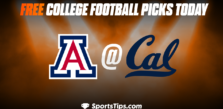 Free College Football Picks Today: California Golden Bears vs Arizona Wildcats 9/24/22
