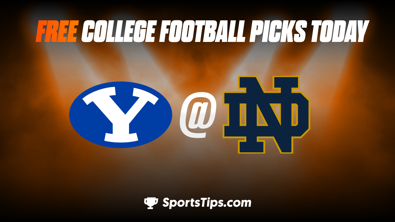 Free College Football Picks Today: Notre Dame Fighting Irish vs Brigham Young Cougars 10/8/22
