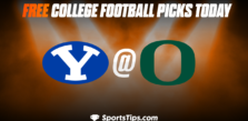 Free College Football Picks Today: Oregon Ducks vs Brigham Young Cougars 9/17/22
