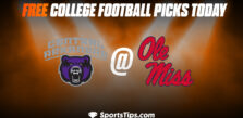 Free College Football Picks Today: Ole Miss Rebels vs Central Arkansas Bears 9/10/22