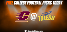 Free College Football Picks Today: Toledo Rockets vs Central Michigan Chippewas 10/1/22