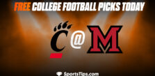 Free College Football Picks Today: Miami (OH) RedHawks vs Cincinnati Bearcats 9/17/22
