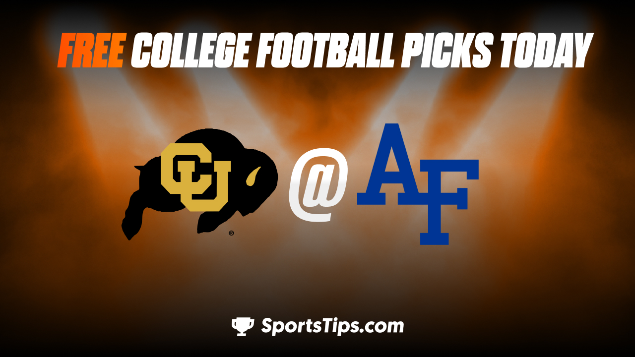 Free College Football Picks Today: Air Force Falcons vs Colorado Buffaloes 9/10/22