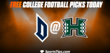 Free College Football Picks Today: Hawaii Warriors vs Duquesne Dukes 9/17/22