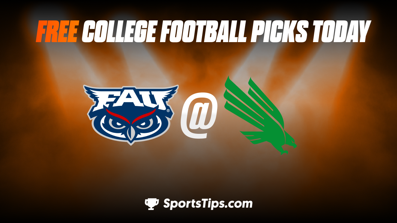 Free College Football Picks Today: North Texas Mean Green vs Florida Atlantic Owls 10/1/22