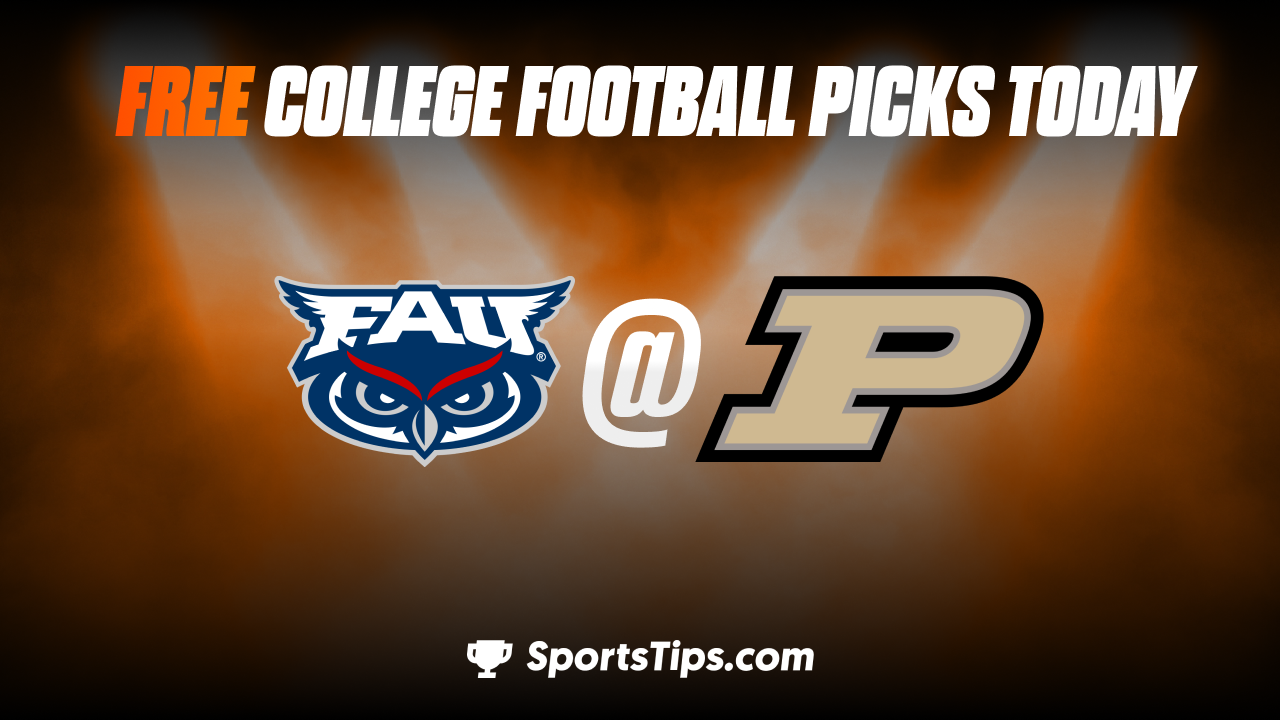 Free College Football Picks Today: Purdue Boilermakers vs Florida Atlantic Owls 9/24/22