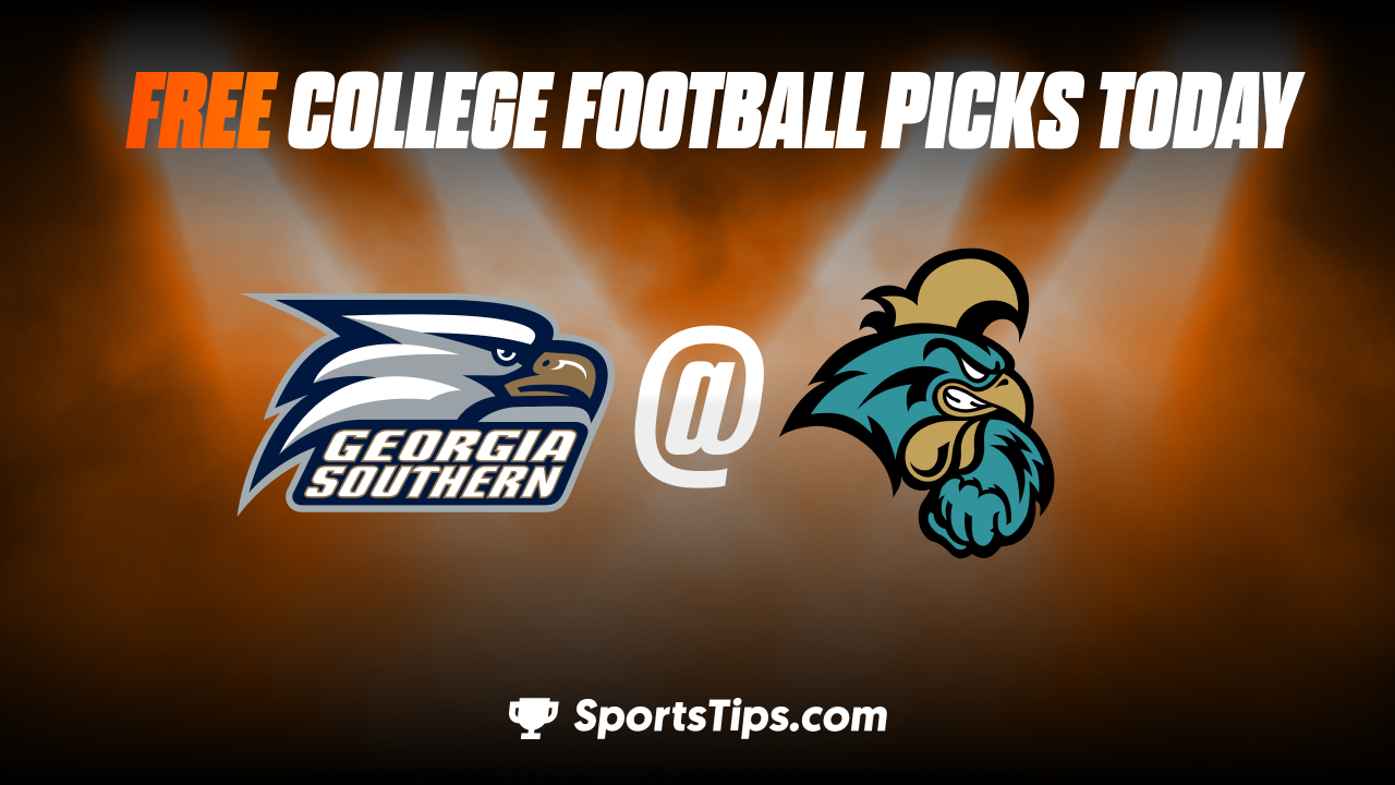 Free College Football Picks Today: Coastal Carolina Chanticleers vs Georgia Southern Eagles 10/1/22