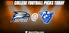 Free College Football Picks Today: Georgia State Panthers vs Georgia Southern Eagles 10/8/22