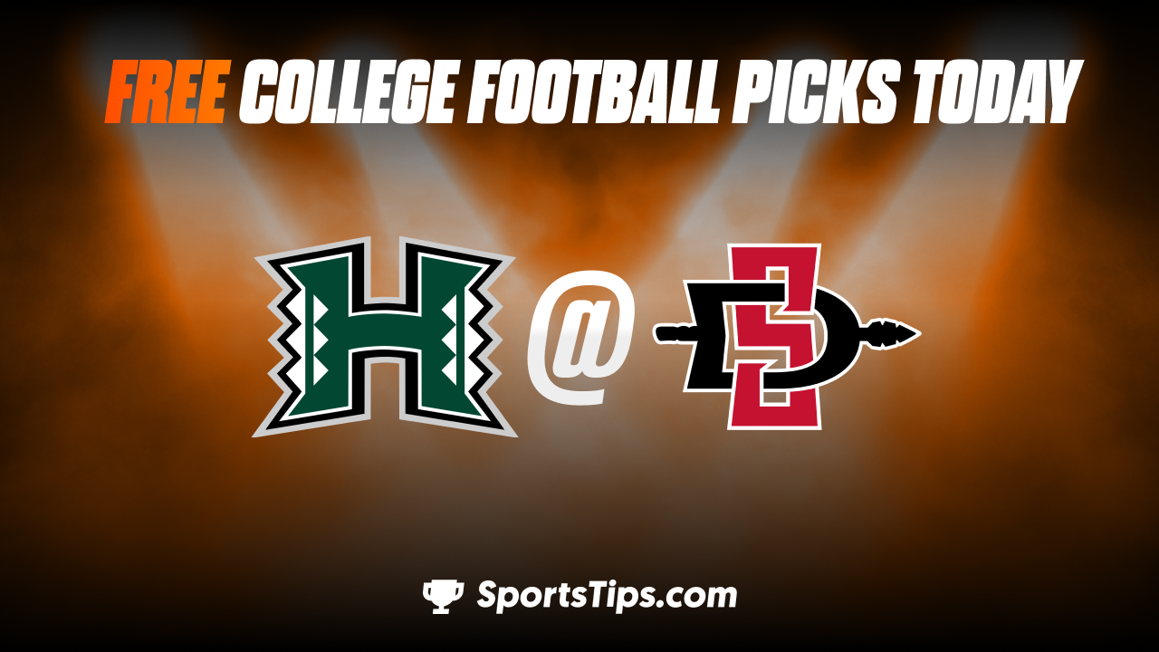 Free College Football Picks Today: San Diego State Aztecs vs Hawaii Warriors 10/8/22