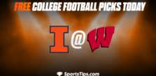 Free College Football Picks Today: Wisconsin Badgers vs Illinois Fighting Illini 10/1/22