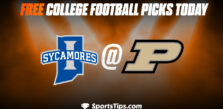 Free College Football Picks Today: Purdue Boilermakers vs Indiana State Sycamores 9/10/22
