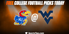 Free College Football Picks Today: West Virginia Mountaineers vs Kansas Jayhawks 9/10/22