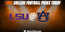 Free College Football Picks Today: Auburn Tigers vs Louisiana State Tigers 10/1/22