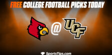 Free College Football Picks Today: University of Central Florida Knights vs Louisville Cardinals 9/9/22