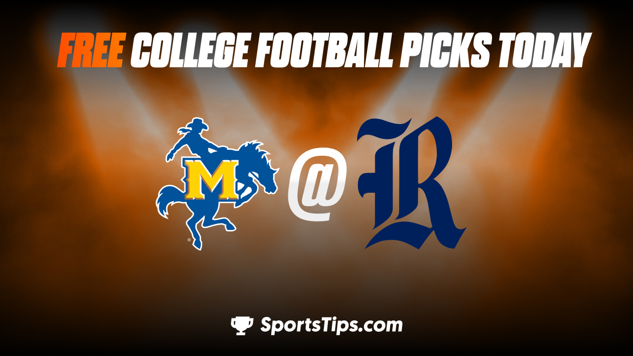 Free College Football Picks Today: Rice Owls vs McNeese State Cowboys 9/10/22