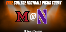 Free College Football Picks Today: Northwestern Wildcats vs Miami (OH) RedHawks 9/24/22