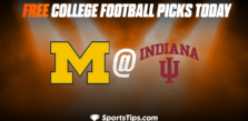 Free College Football Picks Today: Indiana Hoosiers vs Michigan Wolverines 10/8/22