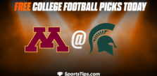 Free College Football Picks Today: Michigan State Spartans vs Minnesota Golden Gophers 9/24/22