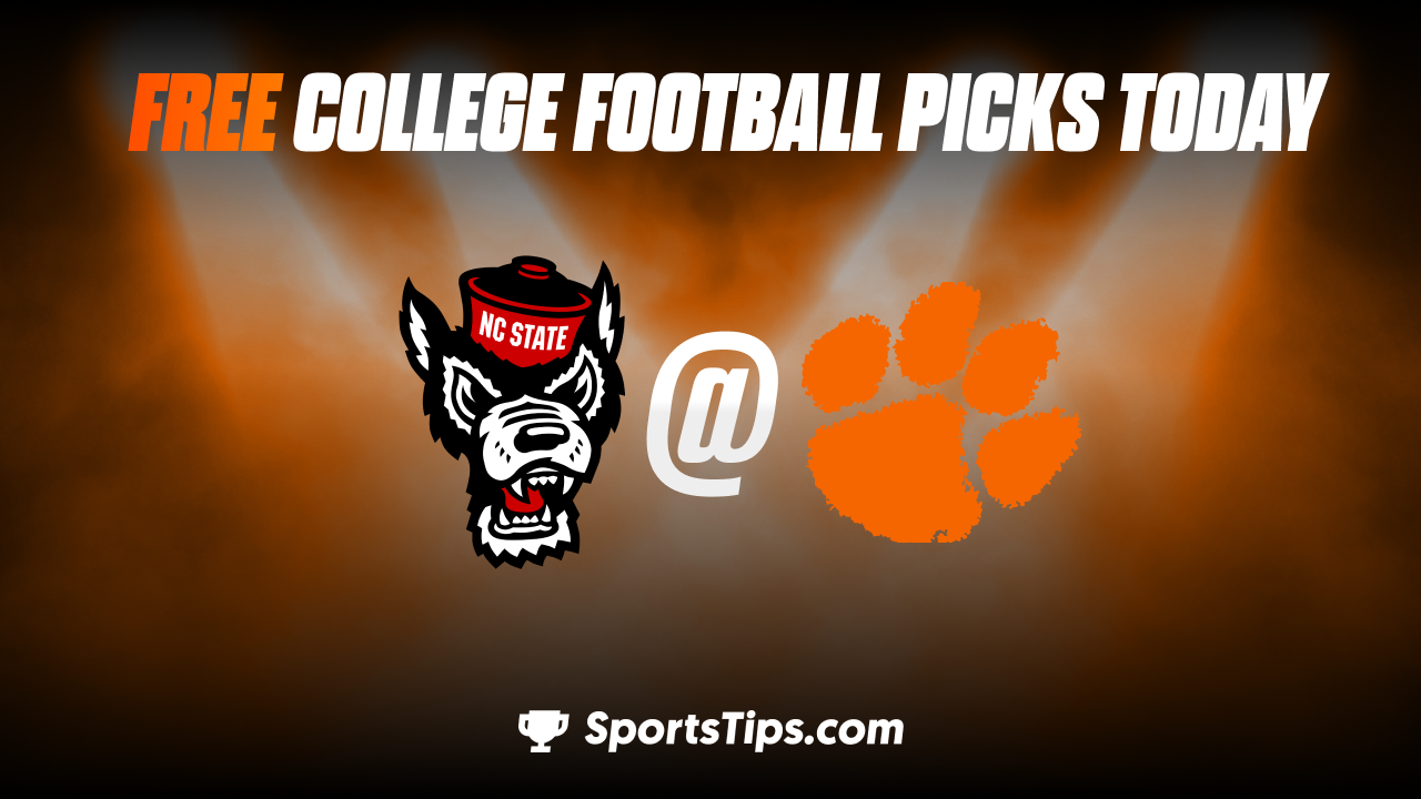 Free College Football Picks Today: Clemson Tigers vs North Carolina State Wolfpack 10/1/22