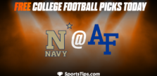 Free College Football Picks Today: Air Force Falcons vs Navy Midshipmen 10/1/22