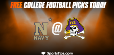 Free College Football Picks Today: East Carolina Pirates vs Navy Midshipmen 9/24/22