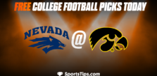 Free College Football Picks Today: Iowa Hawkeyes vs Nevada Reno Wolf Pack 9/17/22
