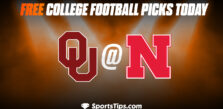 Free College Football Picks Today: Nebraska Cornhuskers vs Oklahoma Sooners 9/17/22