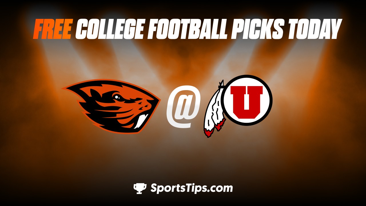 Free College Football Picks Today: Utah Utes vs Oregon State Beavers 10/1/22
