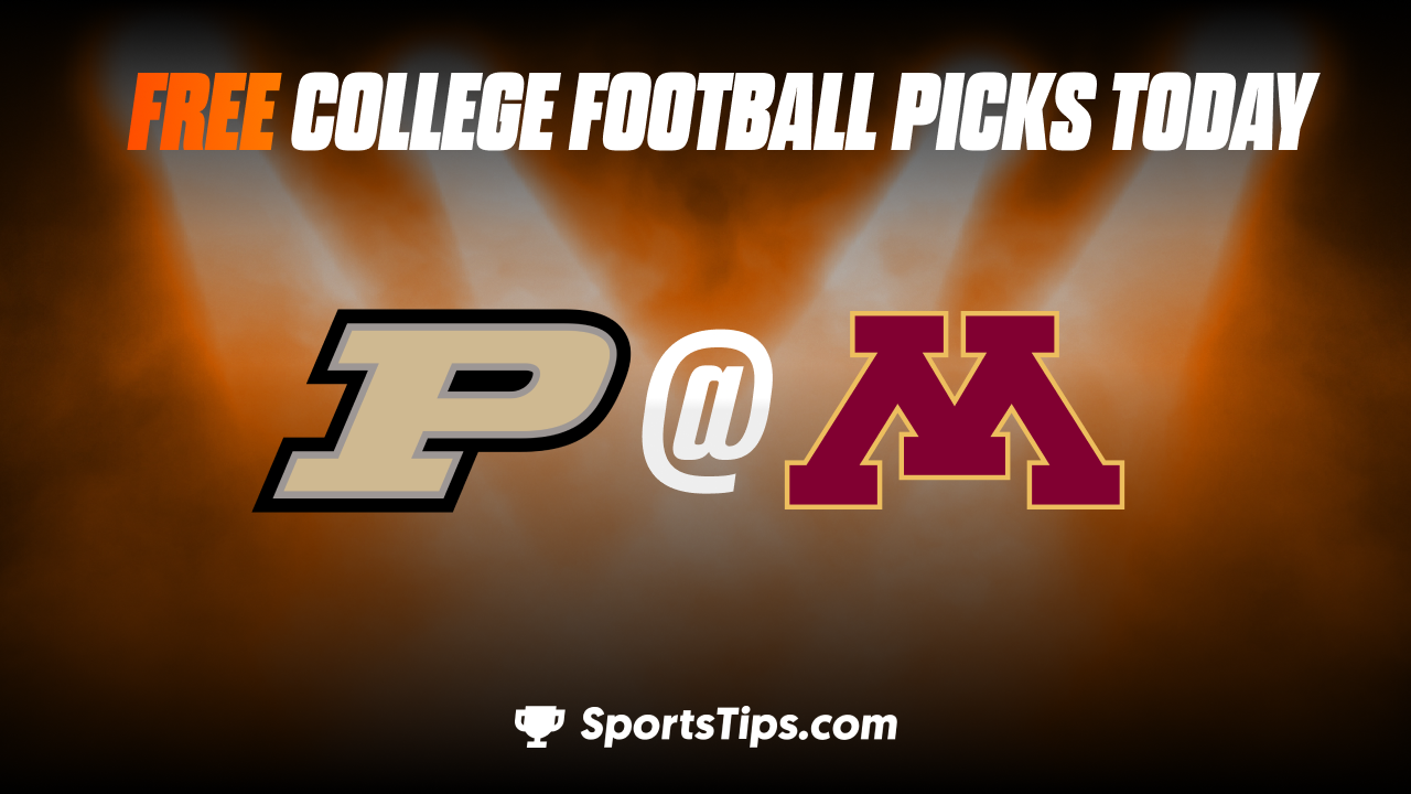 Free College Football Picks Today: Minnesota Golden Gophers vs Purdue Boilermakers 10/1/22