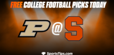 Free College Football Picks Today: Syracuse Orange vs Purdue Boilermakers 9/17/22