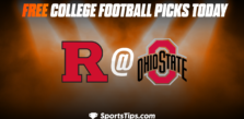 Free College Football Picks Today: Ohio State Buckeyes vs Rutgers Scarlet Knights 10/1/22