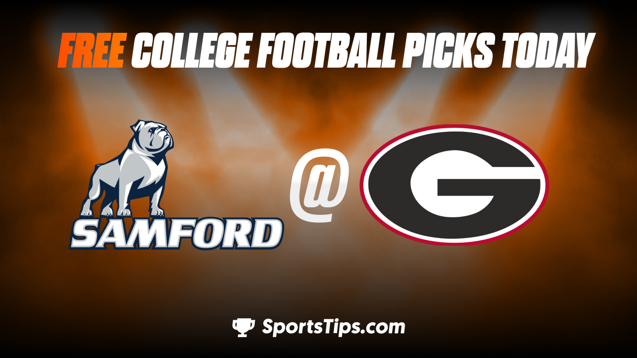 Free College Football Picks Today: Georgia Bulldogs vs Samford Bulldogs 9/10/22