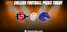 Free College Football Picks Today: Boise State Broncos vs San Diego State Aztecs 9/30/22