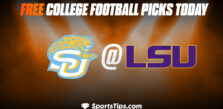 Free College Football Picks Today: Louisiana State Tigers vs Southern University Jaguars 9/10/22