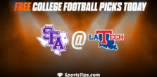 Free College Football Picks Today: Louisiana Tech Bulldogs vs Stephen F. Austin Lumberjacks 9/10/22
