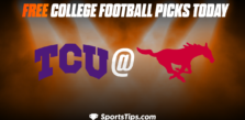 Free College Football Picks Today: Southern Methodist University Mustangs vs Texas Christian Horned Frogs 9/24/22