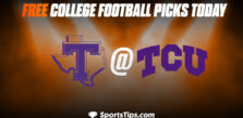 Free College Football Picks Today: Texas Christian Horned Frogs vs Tarleton State University Texans 9/10/22