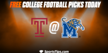 Free College Football Picks Today: Memphis Tigers vs Temple Owls 10/1/22